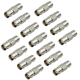 Coolotic 15pcs Conversion Adapters 15 Pairs BNC Relay Plug BNC Female to BNC Female BNC Connector