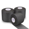 Cosywell Pre Wrap for Athletic Tape 3 Pieces Black Foam
