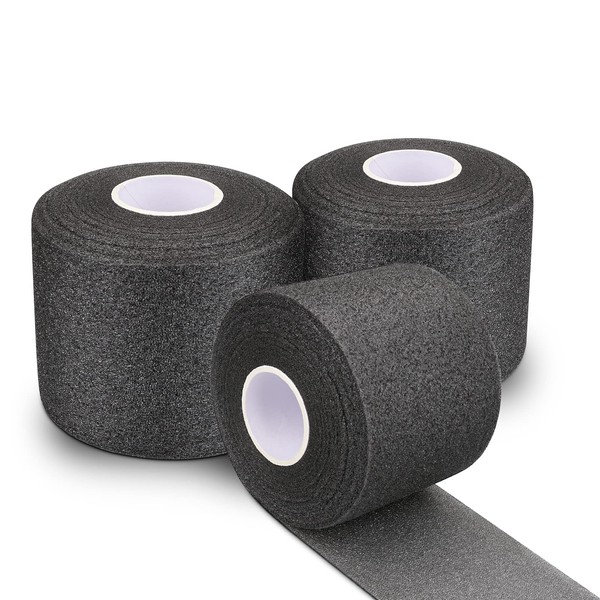 Cosywell Pre Wrap for Athletic Tape 3 Pieces Black Foam