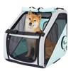 Ownpets Portable Dog Crate for Car, Collapsible Dog Travel Crate
