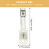 Curtain Track Bracket - Metal Wall Mount Brackets for Easy