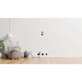 tradercat Wall Sticker Banksy Set - 3 x 11 cm x 5 cm - for Living Room, Dining Room, Kitchen, Bedroom, Children's Room etc. - with Instructions (English language not guaranteed)