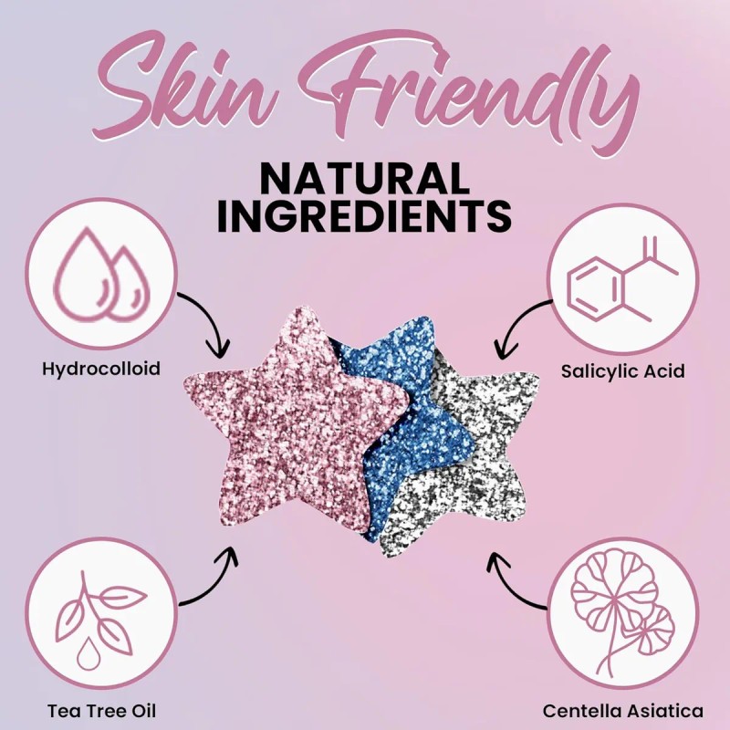 260 Parches De Espinillas Para Cara, Parches Hidrocoloides P