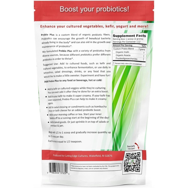 Cutting Edge Cultures LR SuperFood Starter Culture + Prebio Plus