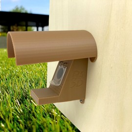 Roof for small bumblebee flap stem, bumblebee flap/wax moth barrier from Printin3D