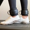 Ankle Strap with Double D-Rings for Cable Machines and Resistance