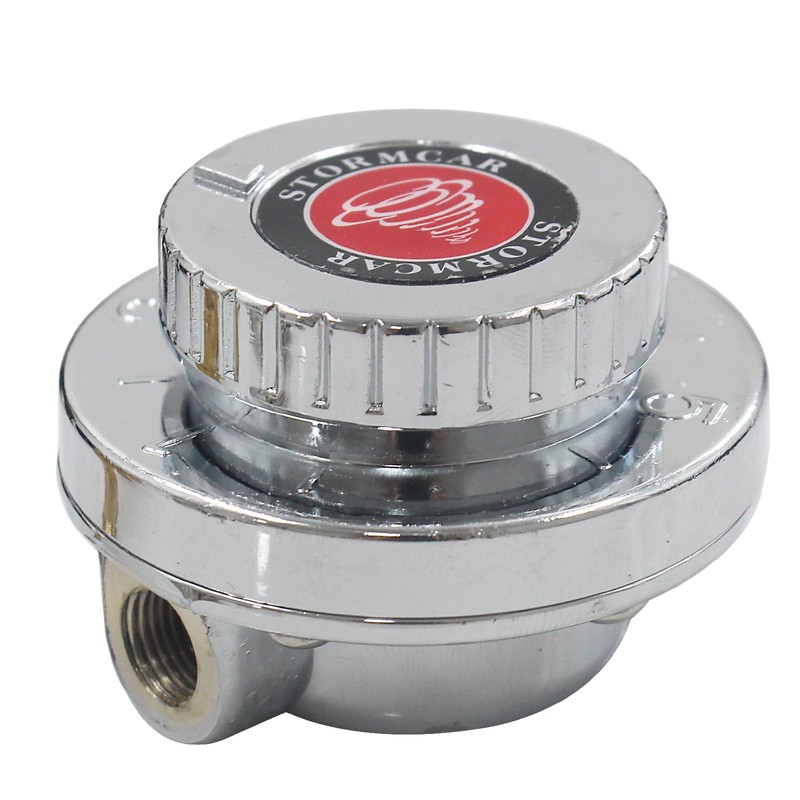 LVOUP Manual Adjustable 1-5 PSI Fuel Pressure Regulator Carburetor Carb