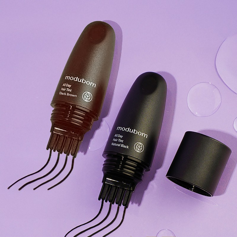 모두봄 간편한 새치커버스틱 올데이 헤어틴트 흰머리커버, 다크 브라운, 1개 Modubom