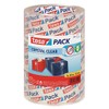 Tesa Crystal Clear Packing Tape 3 Rolls 66 m x