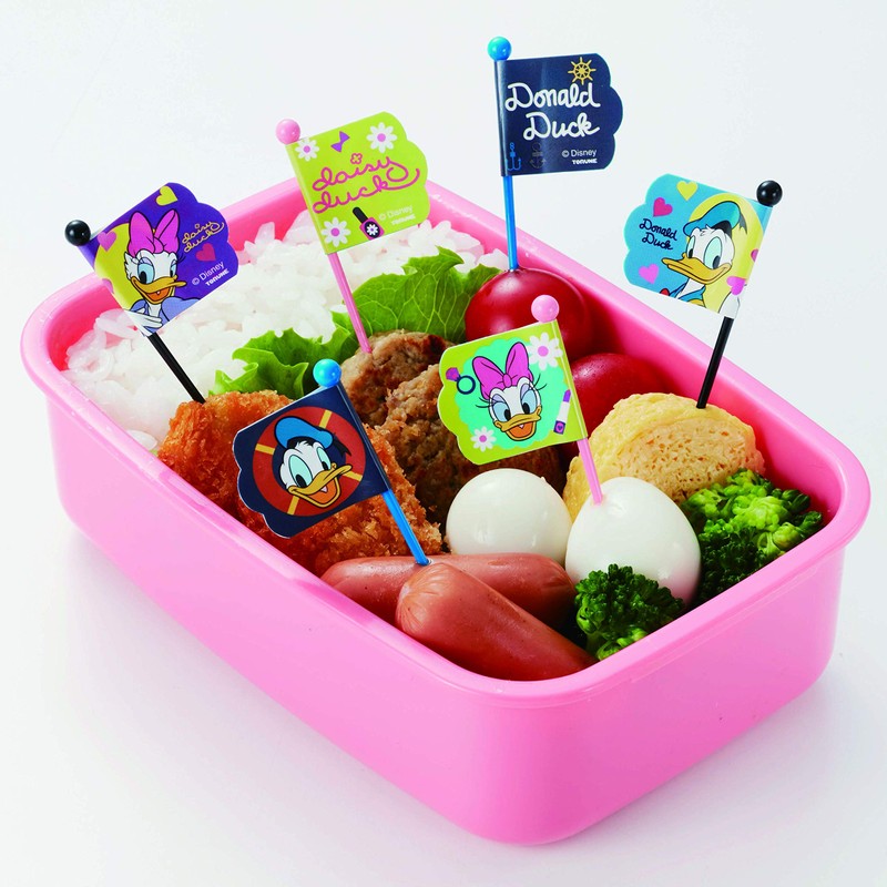 Torne DN-4 Donald & Daisy Picks Lunch Box Decoration Supplies,