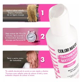 STYLIST Tratamiento Matizador Con Keratina Para Los Tonos Rosa 300ml