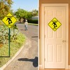 Faittoo Skateboard Crossing Sign, 2-Pack 10 x 10 Inch Reflective