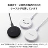 Elecom EC-QA27BK Wireless Charger, 10 W, Qi Standard Compatible, Tabletop,