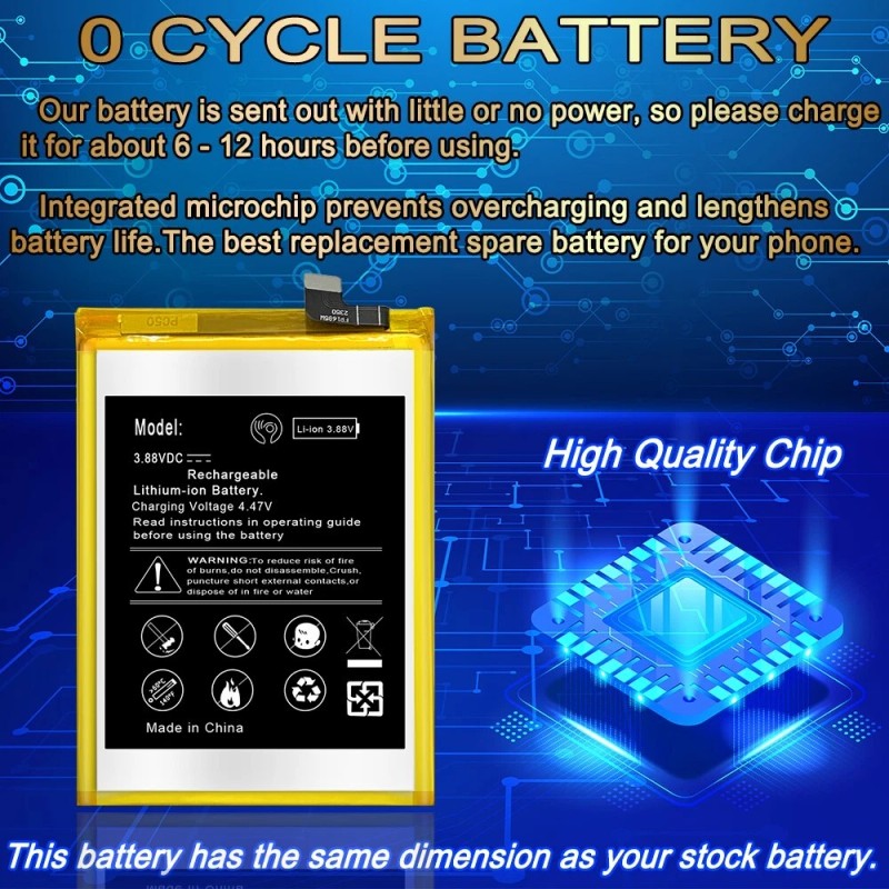 For Motorola Upgraded Thick Density Lithium Battery Toolset for Motorola