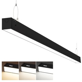 kadision 4FT Linkable LED Linear Light, 40W 5200lm 3000K/4000K/5000K Selectable, 0-10V Dimmable Architectural Linear Lighting Fixture for Offices Colleges Retails, ETL-Listed