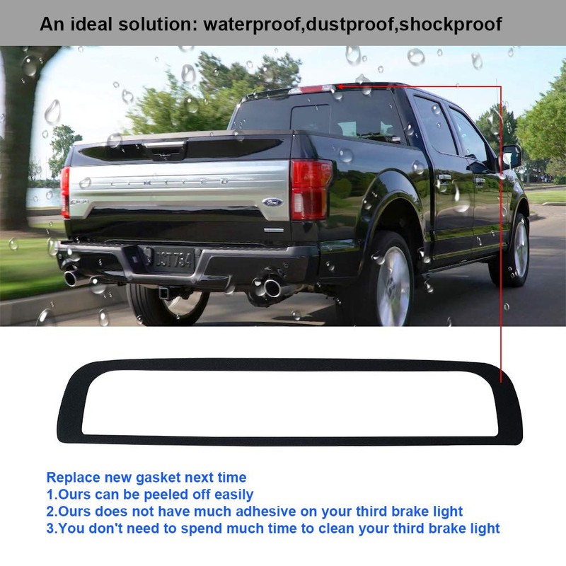 MOFORKIT 3rd Third Brake Light Seal Gasket Compatible with Chevy