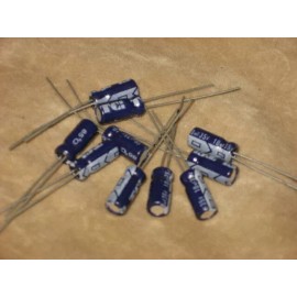 TCI 10uf 35 volt electrolytic capacitor, new,