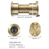 TOGU 3828 Brass Extra Larger peep Holes for Door with