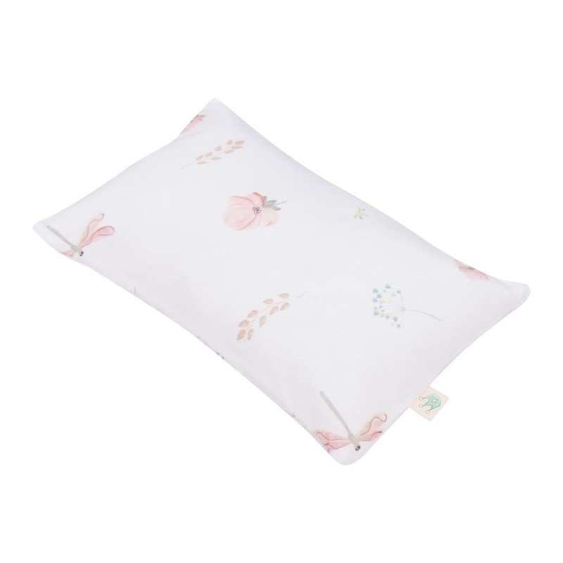 JYOKO Kids Toddler Pillow with Washable Cover 100% Cotton Cover