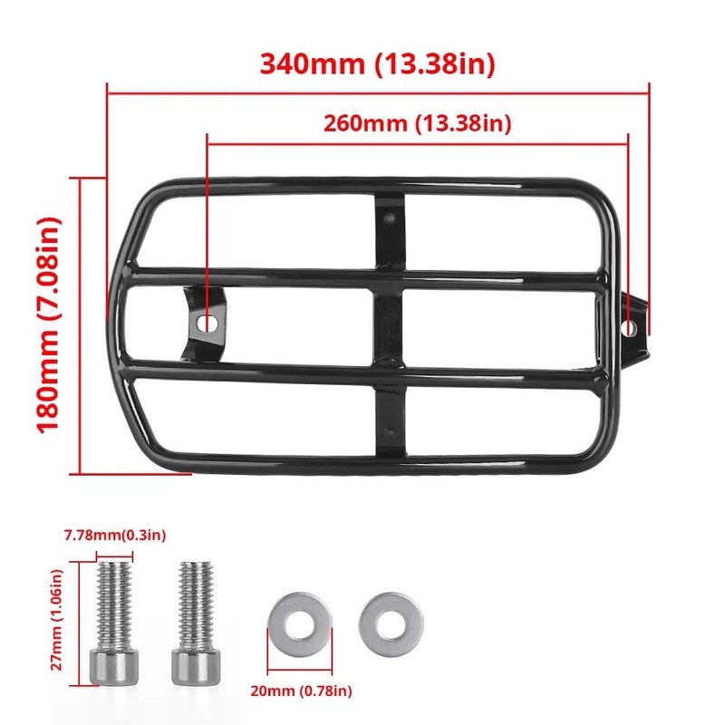 Motorcycle Luggage Rack Rear Tailstock Rack for Indian Chief Bobber