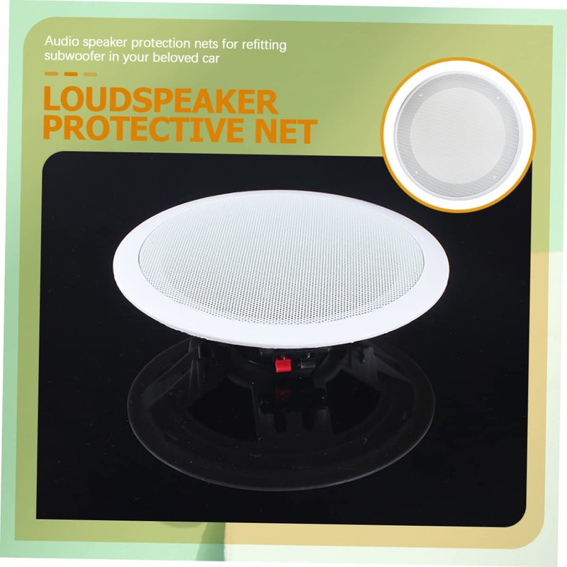 Tofficu 2Pcs Car Audio Speaker Net Durable Subwoofer Protection Mesh