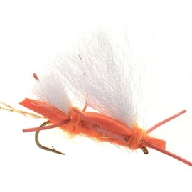 The Fly Fishing Place Chubby Chernobyl Ant Orange Foam Body Trout Fly Fishing Flies - 12 Flies - Hook Size 10 - Trout and Bass Flies