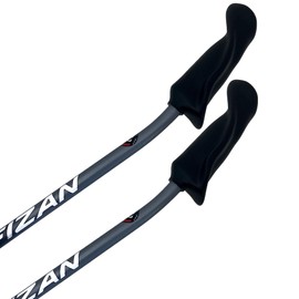 WALX Xcelerator Walking Poles – Adjustable Rehab & Recovery Poles with Strapless Ergonomic Ergo Grip – Lightweight Fitness Poles for Total Body Walking, Support & Comfort