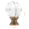 jojofuny Shade Knob Crystal Glass Lamp Finial Lamp Finial Replacement