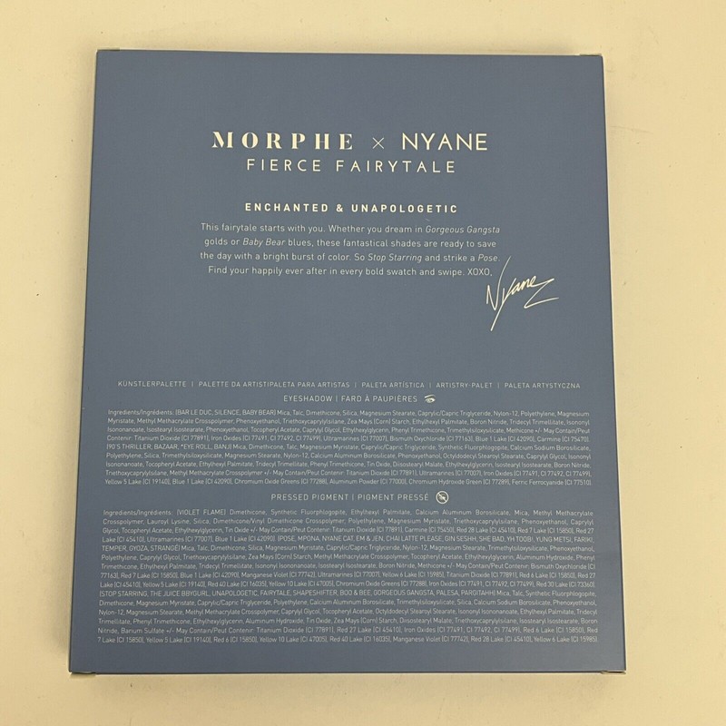 Morphe x Nyane Fierce Fairytale Artistry Eyeshadow Palette NIB