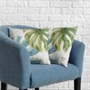Kwlegh Monstera Palm Leaf Pillow Covers 18x18 Set of 2