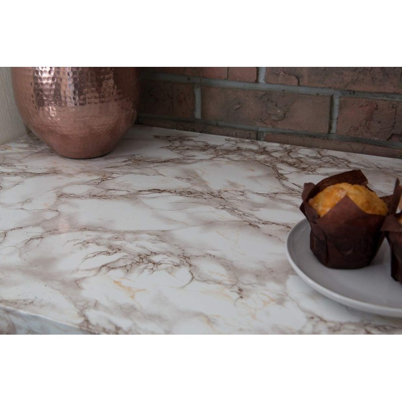 d-c-fix self-Adhesive Film Brown Marble Stone 26.5'' x 78.7"