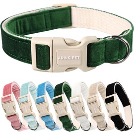 ARING PET Dog Collar-Cute Cotton Puppy Collar for Small Dogs, Adjustable Lightweight Pet Collars with Quick Release Buckle for Small Medium Large Dog