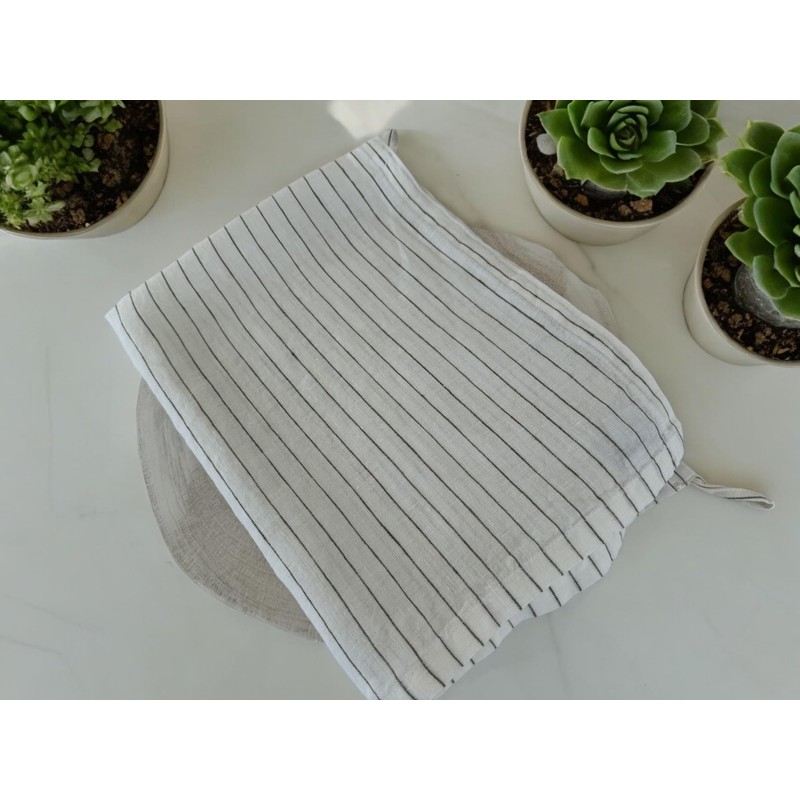 Eight Owls Stonewashed Linen Kitchen Dish Towels – 50 x