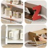 2-Tier Cup Holder Kitchen Shelf Coffee Cup Holder for Worktop