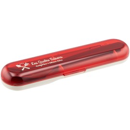 Komorijushi Spoon & Fork Case Set, Red