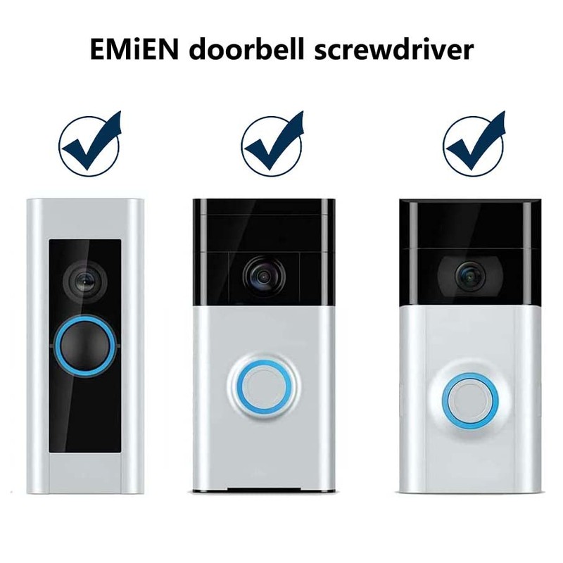 AccEncyc Doorbell Screwdriver Replacement Double-ended T6 T15 Ring Screwdriver Screwdriver