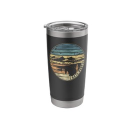 Fishing Retro Vintage I Hate People Stainless Steel Insulated Tumbler