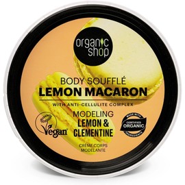 Organic Shop Crema Corporal Anticelulítica De Limón, 100% Vegana Y Orgánica, Hidratante Y Nutritiva Diaria, Loción Natural Para Rostro, Manos Y Pies, Cuidado Intensivo Y Tonificación. 250 Ml