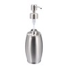 Relaxdays Soap Dispenser 350ml Stainless Steel Refillable Soap Shower Gel