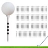 Wooden Golf Tees | 100-Piece Wooden Golf Mark Long Golf