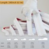 240"L x 0.9"W Peel and Stick Chair Rail Panel Molding,