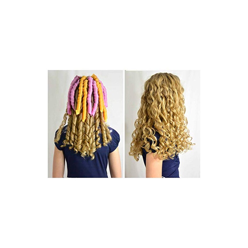 20PCS 45CM Magic Curly Hair Tools Curl DIY Rizadores para