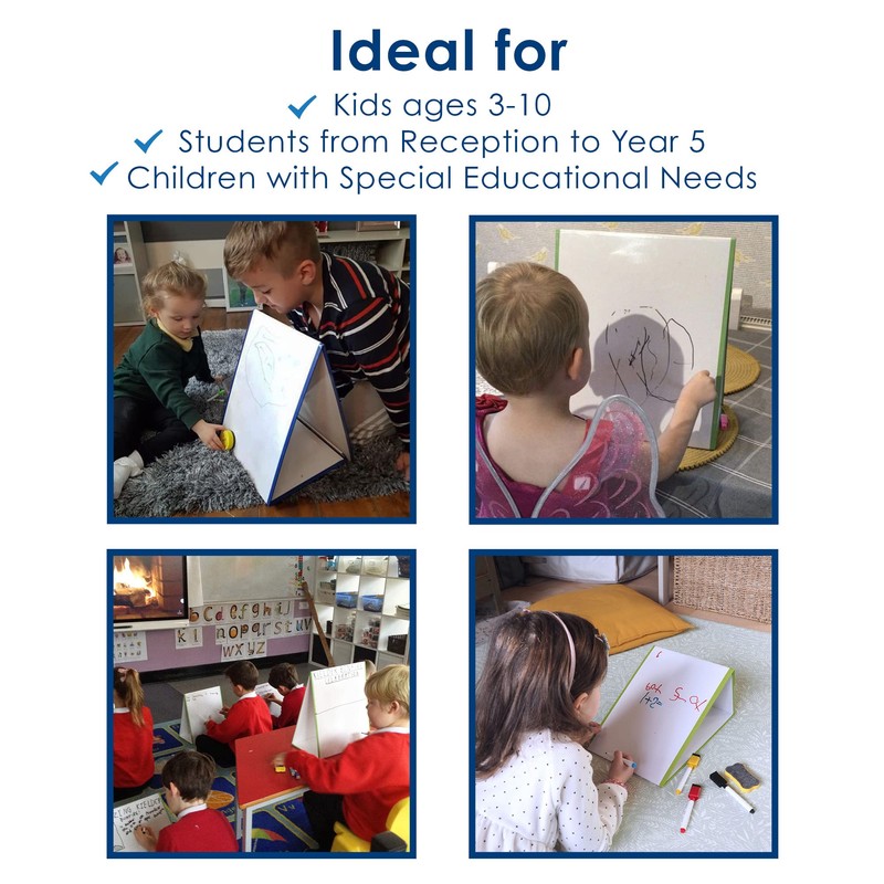 Magic Whiteboard Easel for Kids - A4 Foldable Kids Easel