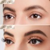 2In1 Augenbrauenstift mit Gel, Microblading Augenbrauenstift mit 4 Gabelspitzen 2-in-1