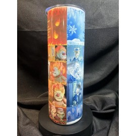 Hogg The Miser Brothers From The Year Without Santa, Christmas tumbler 20 oz