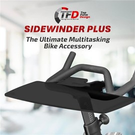 TFD The Sidewinder+ | Compatible with Peloton Bike Plus Only| Laptop Desk Tray - Premium Holder for Laptop, Tablet, Phone, Books & More - The Ultimate Peloton Accessories
