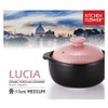 Kitchen Flower Lucia Natural Glazed Ceramic Porcelain Cookware Hot Pot