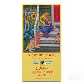 SUNSOUT INC - A Summer Kiss - 300 pc Jigsaw Puzzle by Artist: Tricia Reilly-Matthews - Finished Size 18" x 24" - MPN# 35877