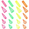 Neon Accessories Snap Hair Clips for Women Girls 20Pcs 5