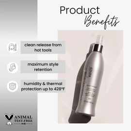 Kenra Platinum Hot Spray 20 | Heat Protection Styler | Long-Lasting, Firm Hold | Adds Vibrant Shine | Humidity & Thermal Protection | Clean Release From Heated Tools | All Hair Types | 8 fl. Oz